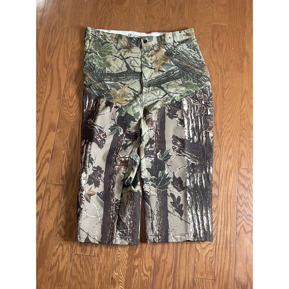 Real Tree Camo Snake Proof Hunting Pants Woodland Brush Double Knee Multi 40x32